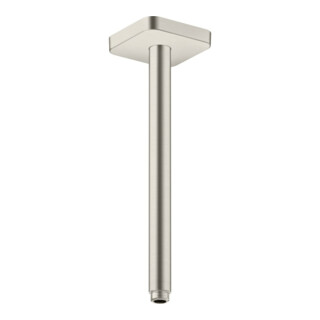 hansgrohe Axor Raccord plafond softsquare 300 mm, aspect acier inoxydable, carré