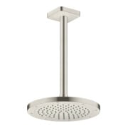 hansgrohe Axor Raccord plafond softsquare 300 mm, aspect acier inoxydable, carré-4