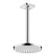hansgrohe Axor Raccord plafond softsquare 300 mm, chrome, carré-2