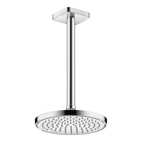 hansgrohe Axor Raccord plafond softsquare 300 mm, chrome, carré