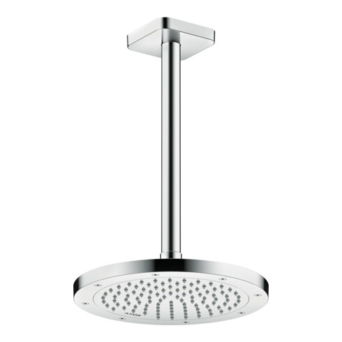 hansgrohe Axor Raccord plafond softsquare 300 mm, chrome, carré