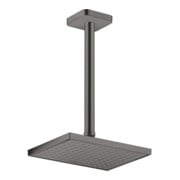 hansgrohe Axor Raccord plafond softsquare 300 mm, chrome noir brossé, carré-4