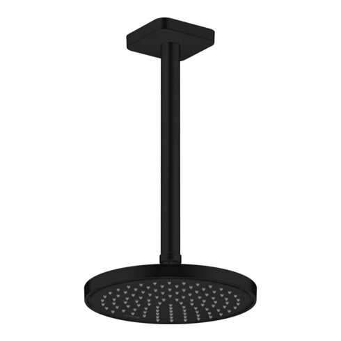 hansgrohe Axor Raccord plafond softsquare 300 mm, mat noir, carré