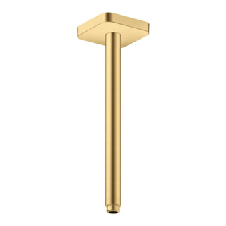 hansgrohe Axor Raccord plafond softsquare 300 mm, optique or brossé, carré