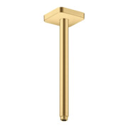 hansgrohe Axor Raccord plafond softsquare 300 mm, optique or brossé, carré