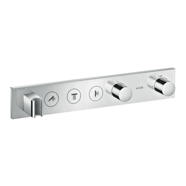 hansgrohe Axor Select module thermostat encastré prêt à monter, 3 sorties, chrome