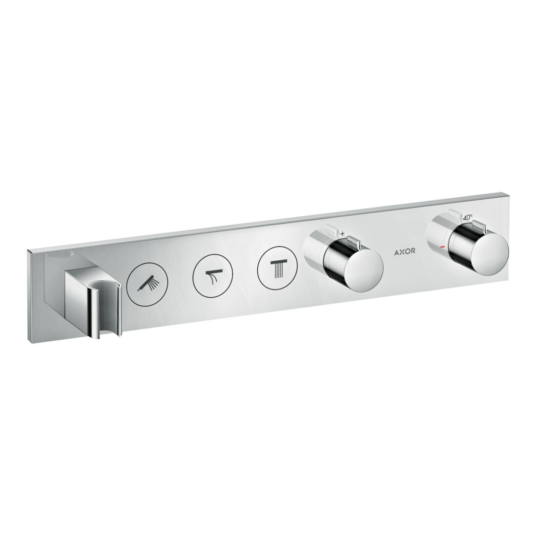 hansgrohe Axor Select module thermostat encastré prêt à monter, 3 sorties, chrome