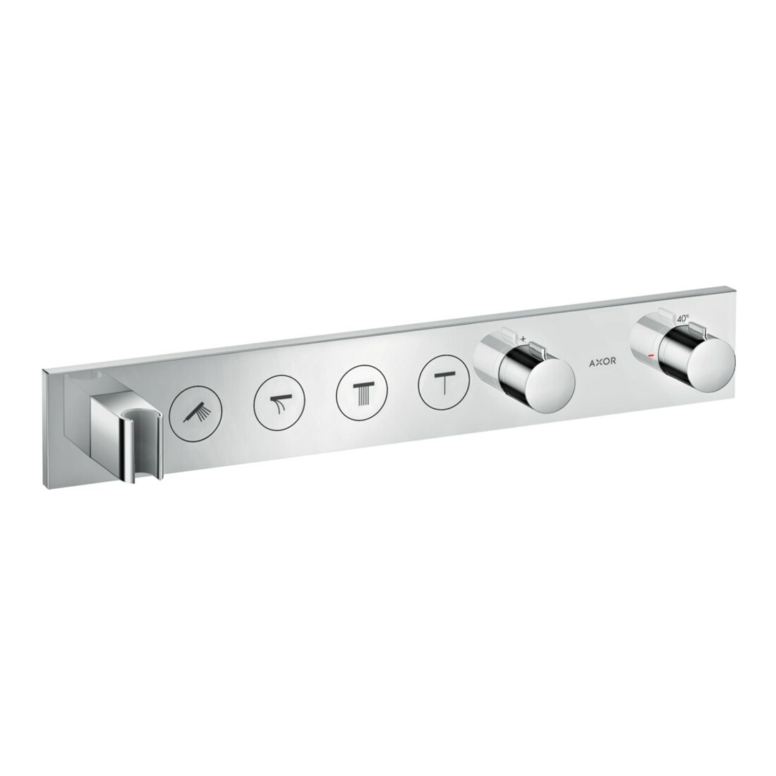 hansgrohe Axor Select Module thermostatique encastré prêt à monter, 4 sorties, chrome