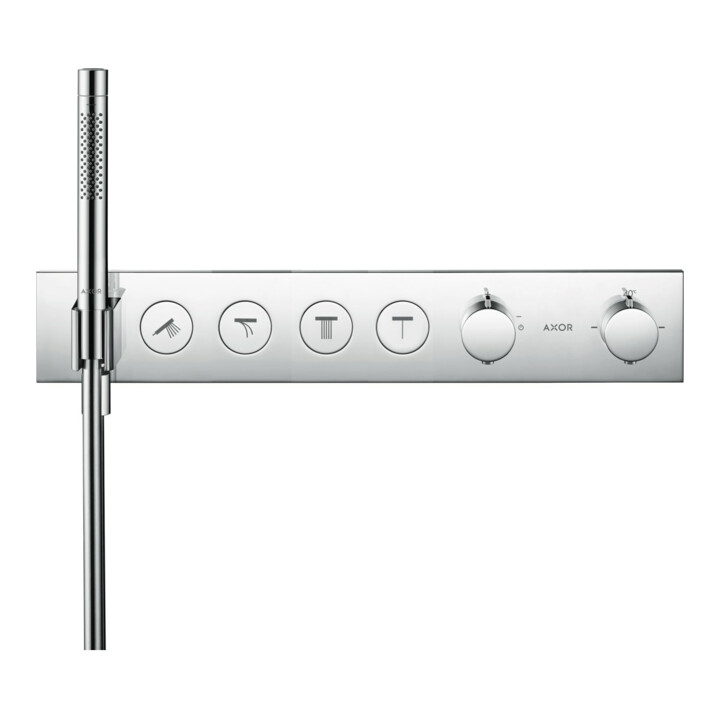 hansgrohe Axor Select Module thermostatique encastré prêt à monter, 4 sorties, chrome