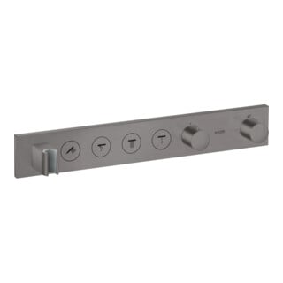 hansgrohe Axor Select Set de montage complet mitigeur thermostatique encastré, 4 sorties, brossé bleu vc