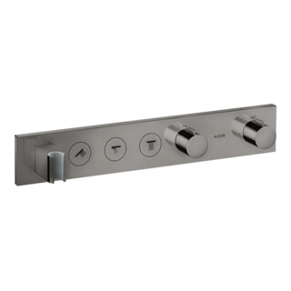 hansgrohe Axor Select Set de montage fini Thermostat encastré, 3 sorties, bleu poli
