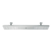 hansgrohe Axor ShowerHeaven 1200 4jets pomme de douche chrome avec lumière 5000 K