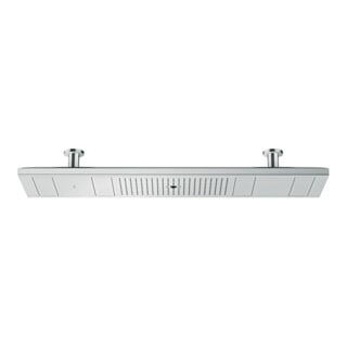 hansgrohe Axor ShowerHeaven 1200x300 mm, 4 jets, sans robinet, brossé bleu vc