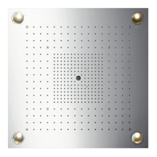 hansgrohe Axor ShowerHeaven KB 720/720 720x720mm, éclairage, aspect acier inoxydable