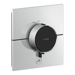 hansgrohe Axor ShowerSelect ID HF Thermostat UP, 1 sortie, sortie supplémentaire, angle, mat noir