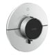 hansgrohe Axor ShowerSelect ID UP Thermostat, 1 sortie, rond, chrome noir brossé-1