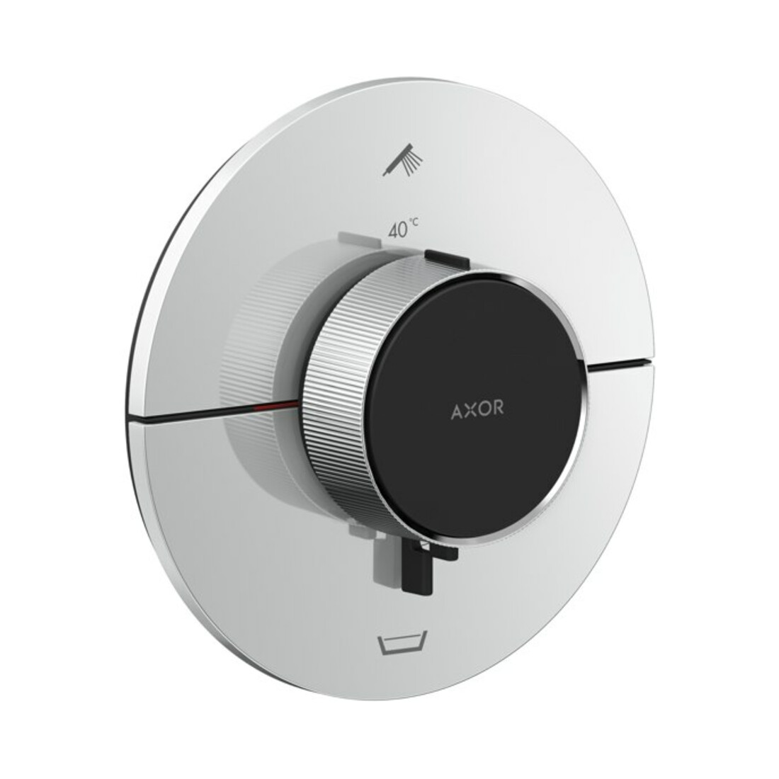 hansgrohe Axor ShowerSelect ID UP Thermostat, 2 sorties, rond, bronze brossé