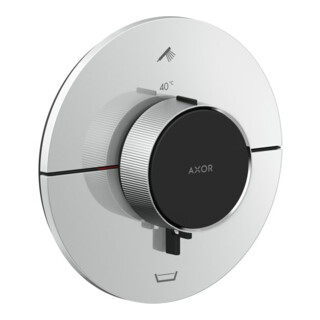 hansgrohe Axor ShowerSelect ID UP Thermostat, 2 sorties, rond, nickel brossé