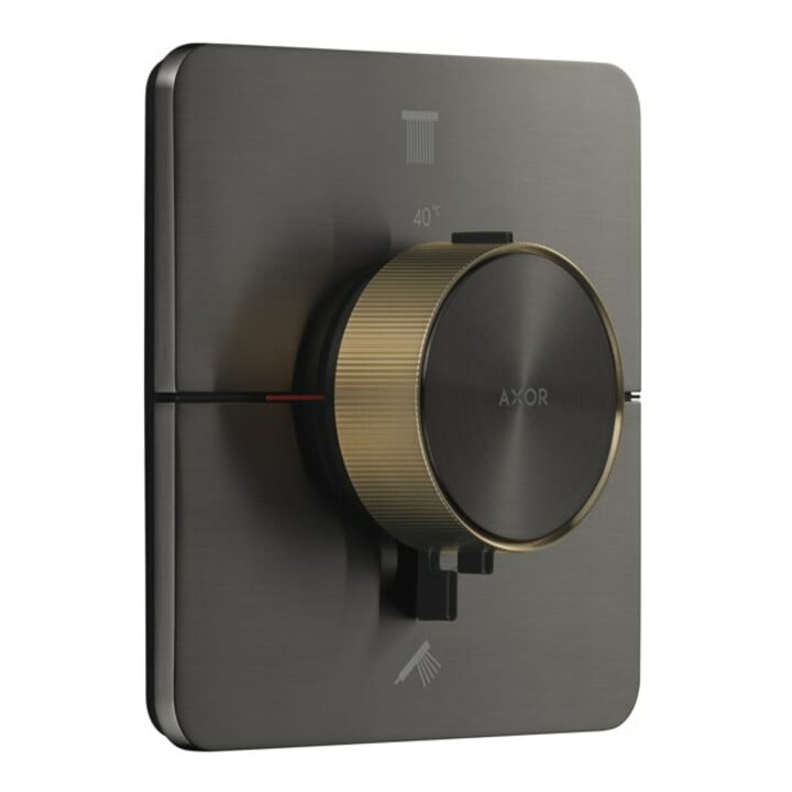hansgrohe Axor ShowerSelect ID UP Thermostat, 2 sorties, softsqua, bronze brossé