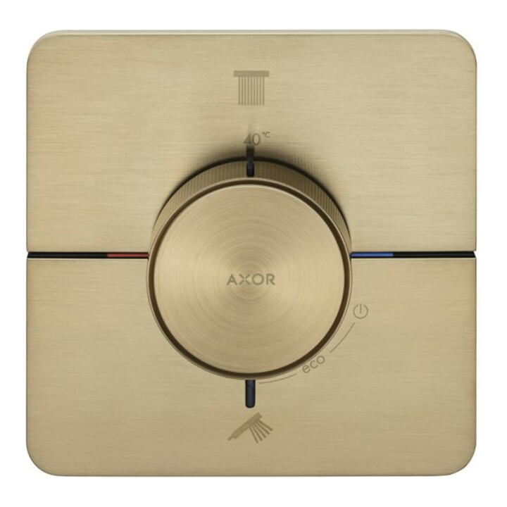 hansgrohe Axor ShowerSelect ID UP Thermostat, 2 sorties, softsqua, bronze brossé
