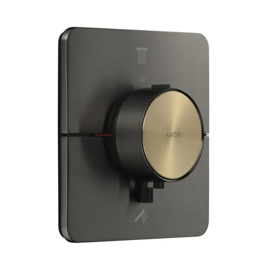 hansgrohe Axor ShowerSelect ID UP Thermostat, 2 sorties, softsqua, bronze brossé