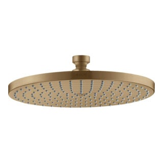 hansgrohe Axor Starck Douchette tête plate encastrée, 240 mm, 1 an, bronze brossé