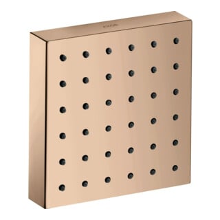 hansgrohe Axor Starck kit de montage fini douche encastrée, 120x120mm, or rouge poli