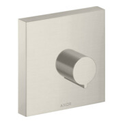 hansgrohe Axor Starck Kit de montage prêt à poser Robinet d'arrêt encastré, carré, aspect inox