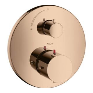 hansgrohe Axor Starck Kit de montage prêt à poser UP-THM, avec vanne d'arrêt, or rouge poli