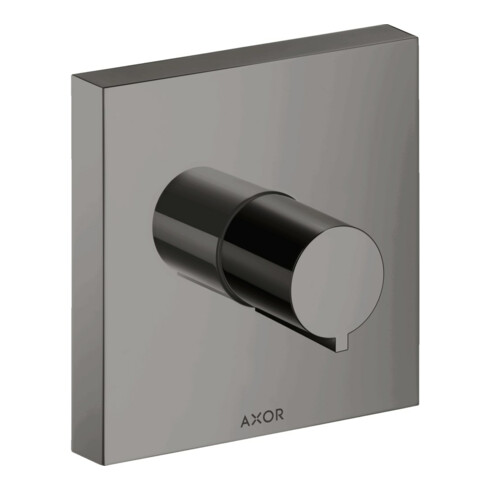 hansgrohe Axor Starck Kit de montage prêt à poser Vanne d'arrêt encastrée, ang., chrome noir poli