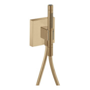 hansgrohe Axor Starck Organic Portefeuille avec douchette 2 jets, 120x120 mm, bronze mat