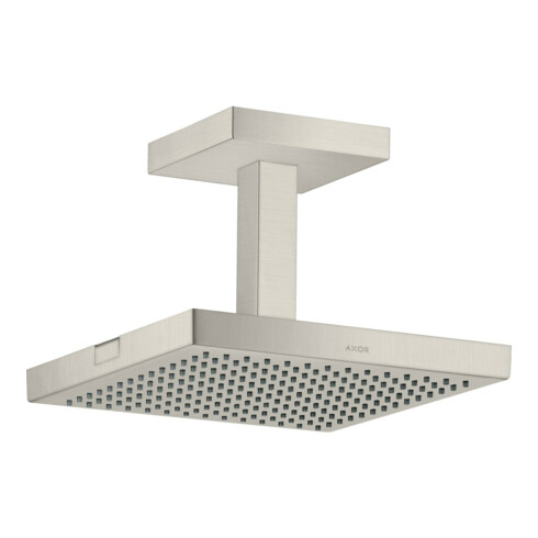 Hansgrohe Axor Starck pomme de douche plafond, 240x240 mm, 1 an, aspect acier inoxydable
