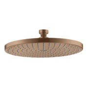 hansgrohe Axor Starck pomme de douche plafond, Ø 240 mm, 1 jet, brossé, rond