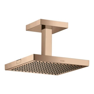 hansgrohe Axor Starck pomme de tête plafond, 240x240 mm, 1 an, poli or rose
