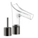 hansgrohe Axor Starck V Mitigeur lavabo 2 trous 110 mm avec garniture de vidage, chrome noir poli-1