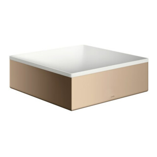 hansgrohe Axor Suite Lavabo à poser 285x285 mm, poli or, blanc