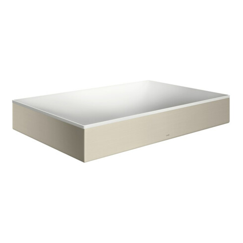 hansgrohe Axor Suite Lavabo à poser 600x400mm, inox brossé, lavabo à poser, blanc