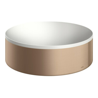 hansgrohe Axor Suite vasque à poser 300 mm, brossé or, vasque à poser, blanc