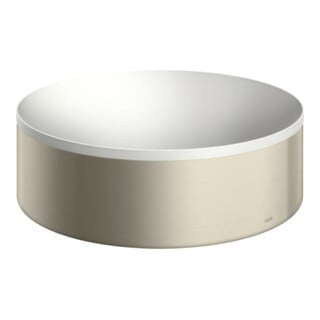 hansgrohe Axor Suite Vasque à poser 300 mm, inox brossé, vasque à poser, blanc