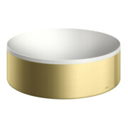 hansgrohe Axor Suite vasque à poser 300 mm, laiton brossé, blanc