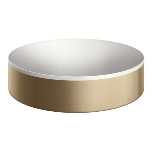 hansgrohe Axor Suite vasque à poser 400 mm, bronze brossé, vasque à poser, blanc