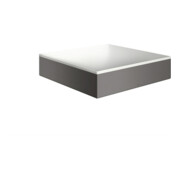 hansgrohe Axor Suite vasque à poser 400x400 mm, brossé bleu vc, vasque à poser, blanc