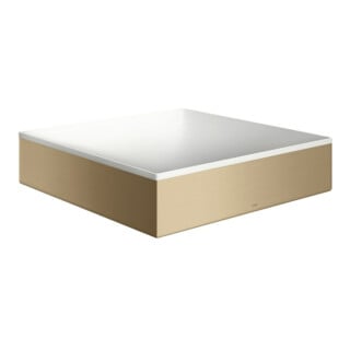 hansgrohe Axor Suite vasque à poser 400x400mm, bronze brossé, blanc
