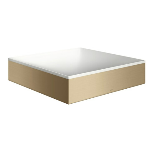 hansgrohe Axor Suite vasque à poser 400x400mm, bronze brossé, blanc