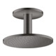 hansgrohe Axor tête de douche 250 1jet m raccord plafond, chrome noir brossé-1