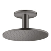 hansgrohe Axor tête de douche 300 1jet raccord plafond, chrome noir brossé
