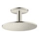 hansgrohe Axor Tête de douche 300 2jets avec raccord plafond, aspect acier inoxydable-1