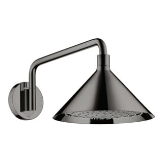 hansgrohe Axor tête de douche avec bras, wd, 240 mm, 2 jets, bleu poli vc