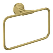 hansgrohe Axor Uni. Anneau porte-serviettes circulaire 250x216 mm, noir, mural, brossé