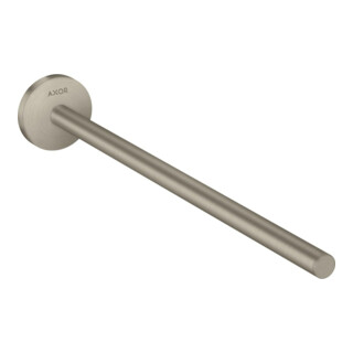 hansgrohe Axor Uni. Circular porte-serviettes 354 mm, fixe, mural, nickel brossé